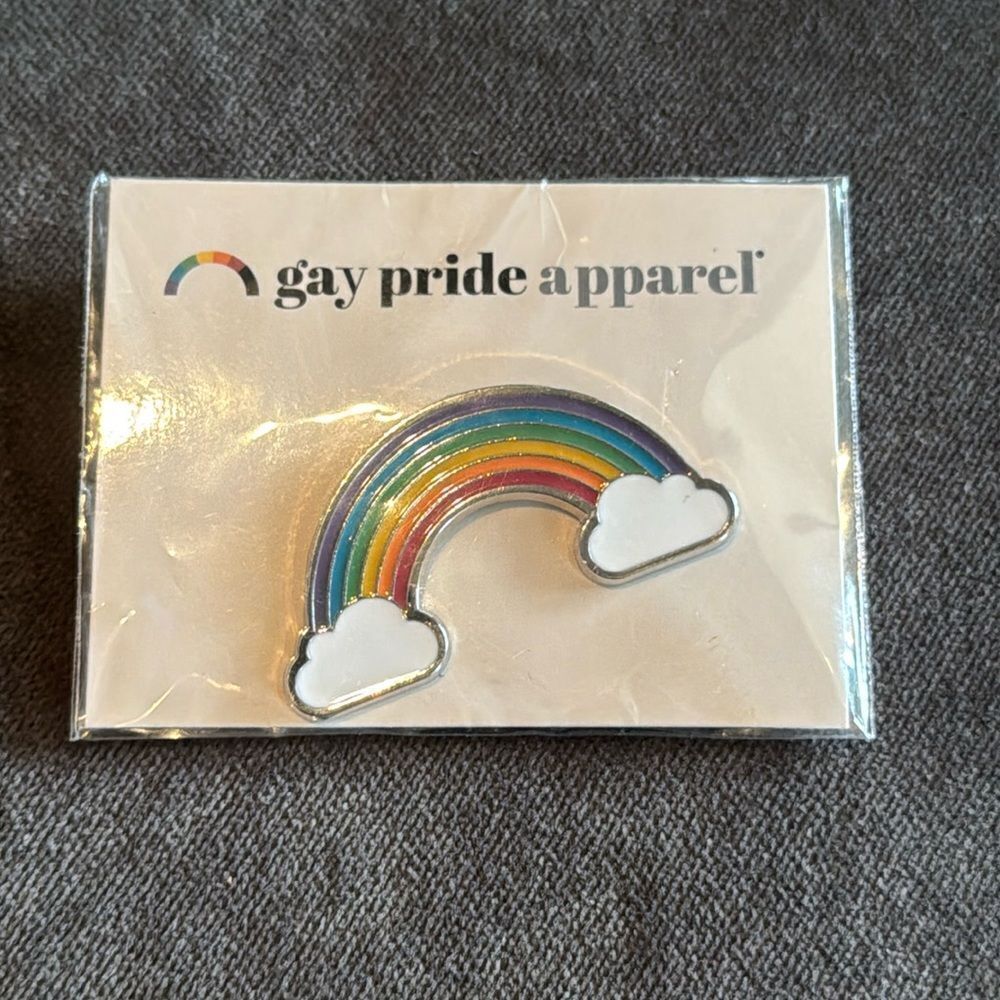 Rainbow Pride Enamel Pin by Gay Pride Apparel NEW